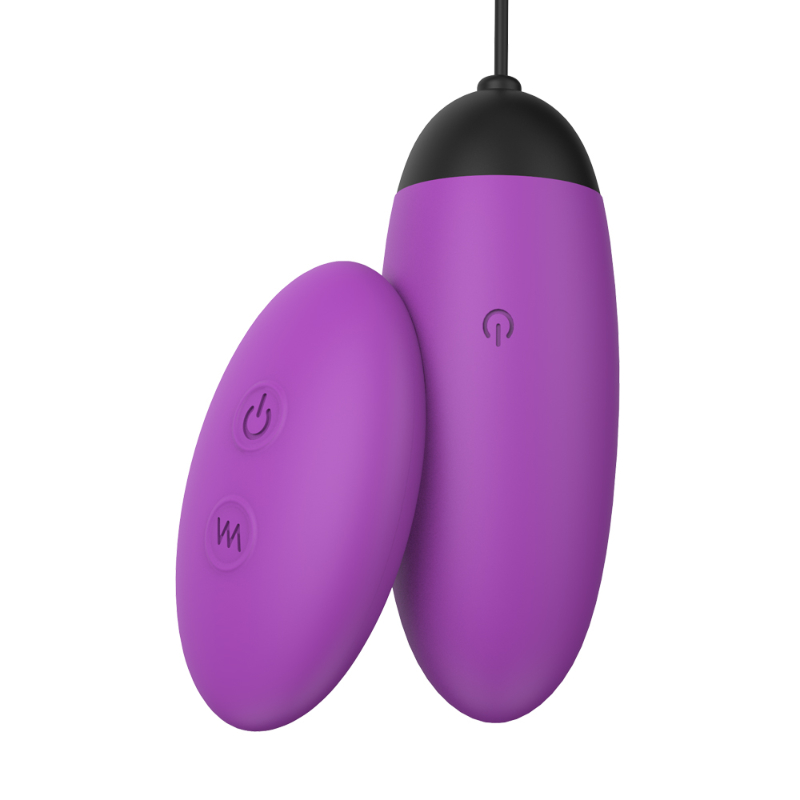 Ada Vibrating Egg w Remote Purple